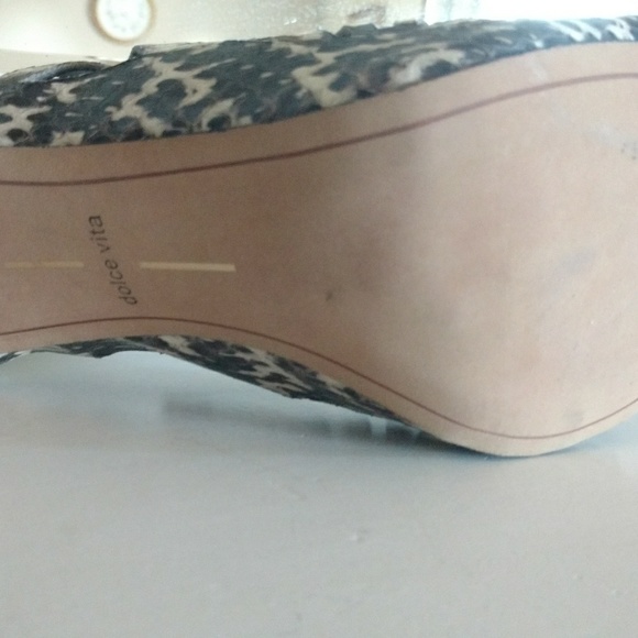 Dolce Vita snake print heels - Picture 4 of 6